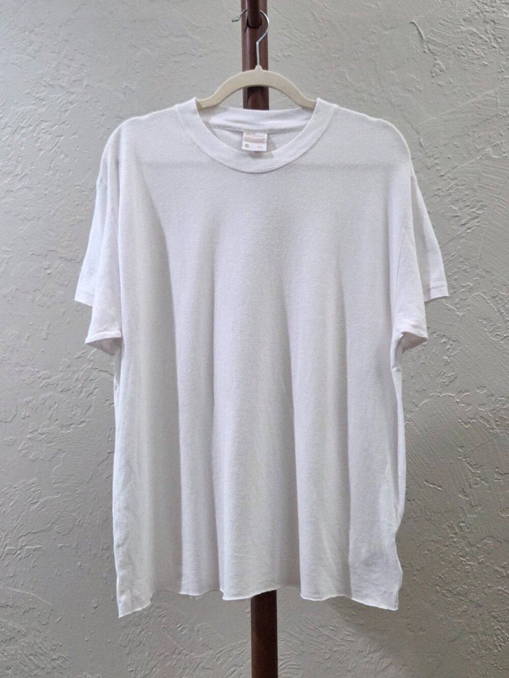 Organic Cotton Blend White T-Shirt - Picture 1 of 4